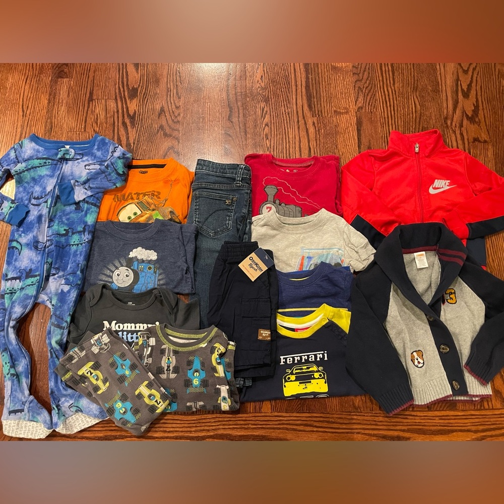 Boys Size 2T / 24 Month Clothing Lot: Nike, Joe’s Jeans, Thomas the Train